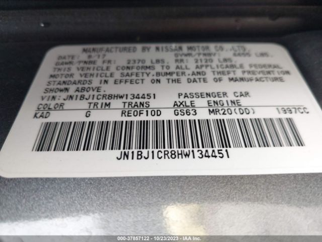 JN1BJ1CR8HW134451 Nissan Rogue Sport Sv