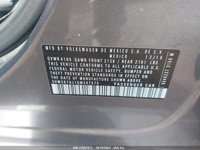 3VW267AJ1GM297579 Volkswagen Jetta Sedan 1.4t S W/technology