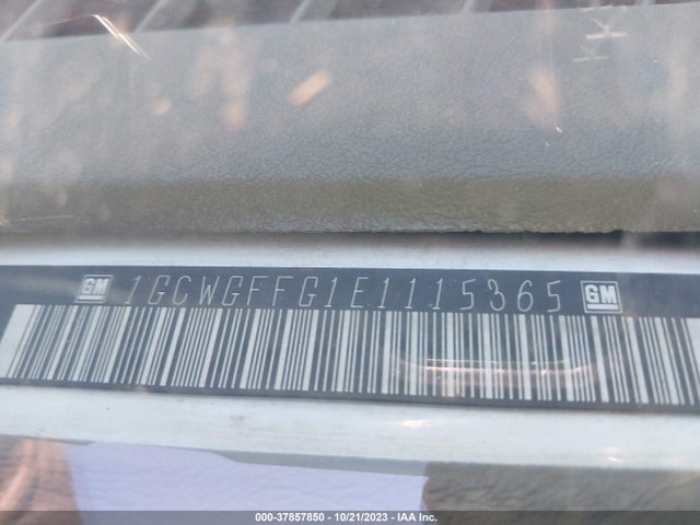 Chevrolet EXPRESS CARGO VAN 2014 1GCWGFFG1E1115365 Image 9