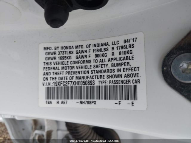 19XFC2F7XHE050893 Honda Civic Sedan Ex