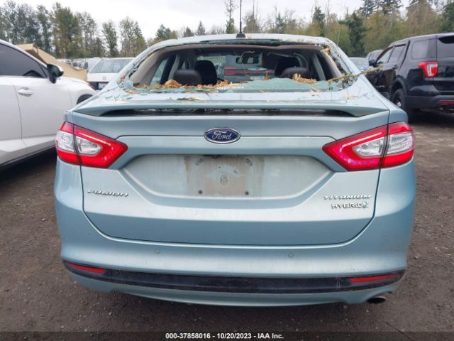 3FA6P0RU6ER235138 Ford Fusion Titanium Hybrid