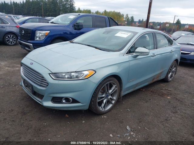 3FA6P0RU6ER235138 Ford Fusion Titanium Hybrid