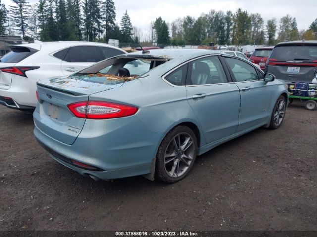 3FA6P0RU6ER235138 Ford Fusion Titanium Hybrid