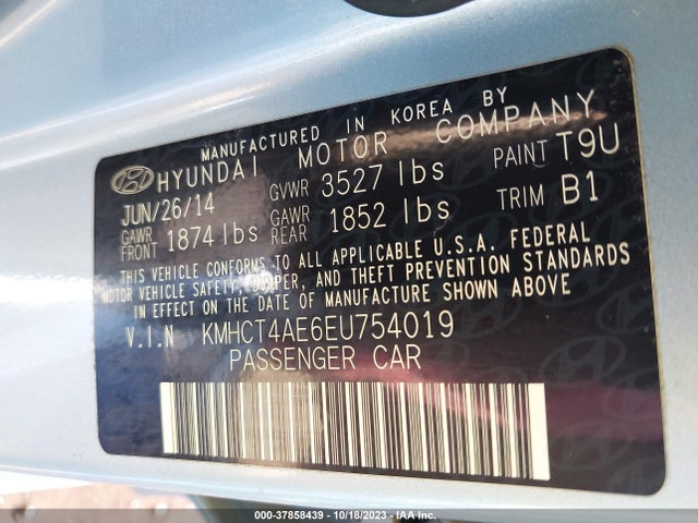 Hyundai Accent 2014 KMHCT4AE6EU754019 Image 21