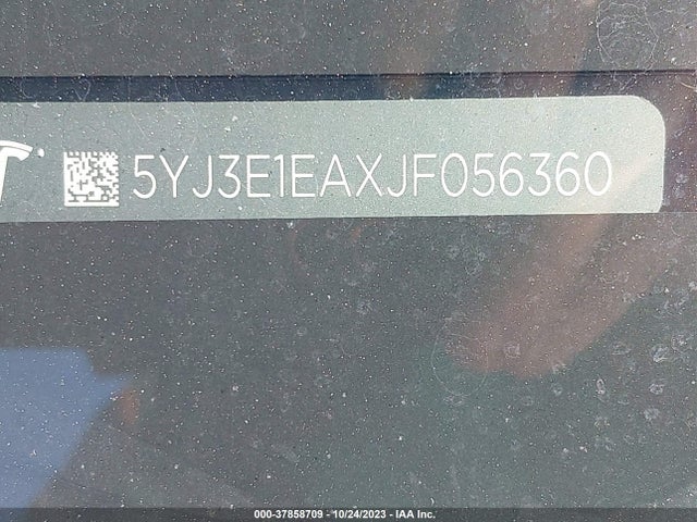 Tesla Model 3 Range Battery 2018 5YJ3E1EAXJF056360 Image 9