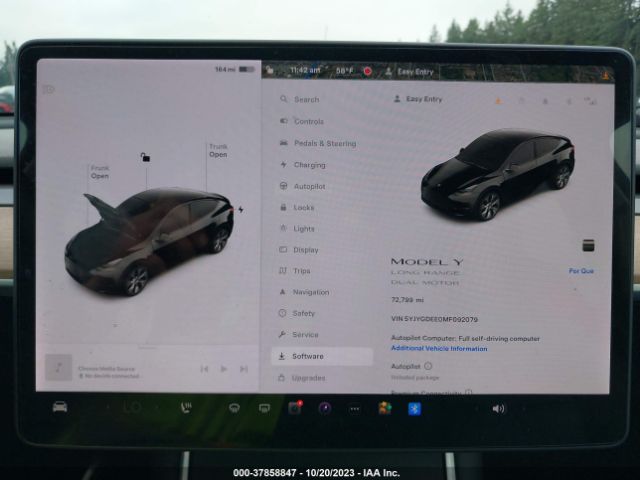 5YJYGDEE0MF092079 Tesla Model Y Long Range
