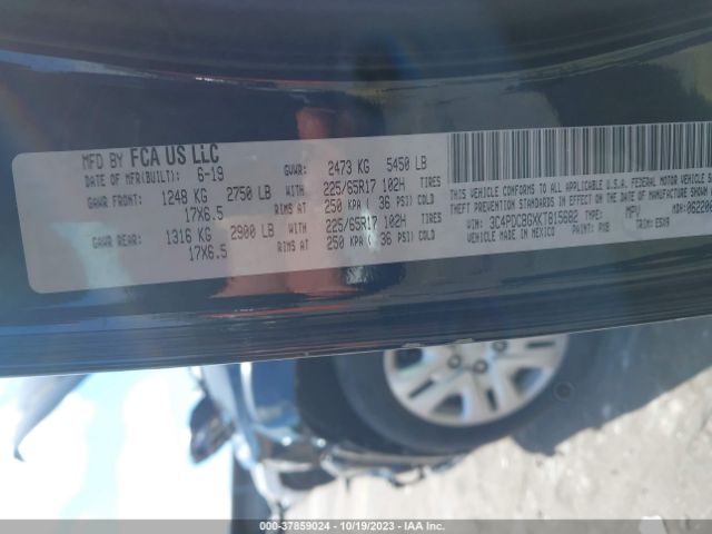3C4PDCBGXKT815682 Dodge JOURNEY SE