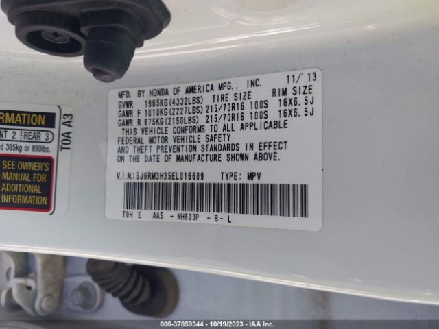 5J6RM3H35EL016609 Honda CR-V LX