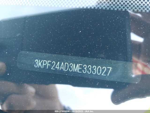 2021 KIA FORTE LXS VIN: 3KPF24AD3ME333027