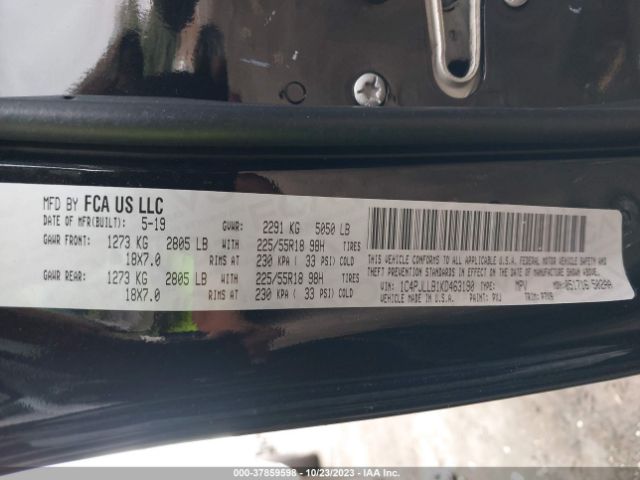 1C4PJLLB1KD463190 Jeep Cherokee Altitude