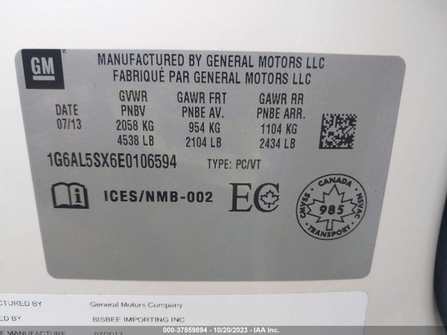 Cadillac Ats Premium 2014 1G6AL5SX6E0106594 Image 9