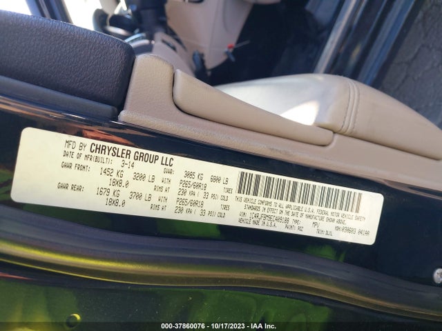 Jeep Grand Cherokee Limited 2014 1C4RJFBM9EC409188 Image 9