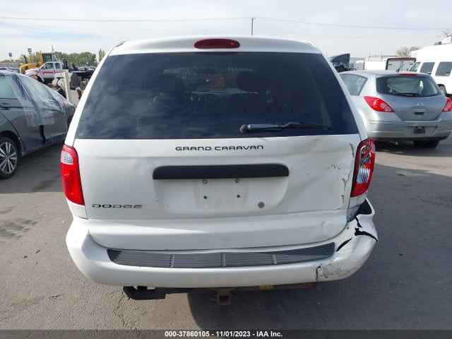 2006 DODGE GRAND CARAVAN SE VIN: 1D8GP24R86B684468
