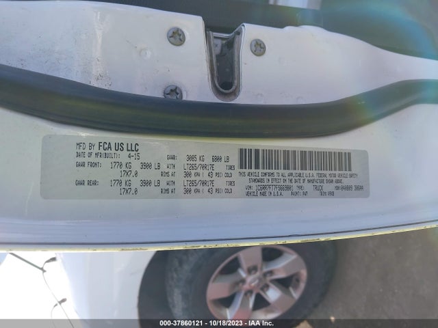 1C6RR7FT7FS669801 RAM 1500 Tradesman