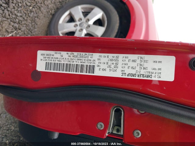 2012 DODGE JOURNEY SXT VIN: 3C4PDCBG9CT285304