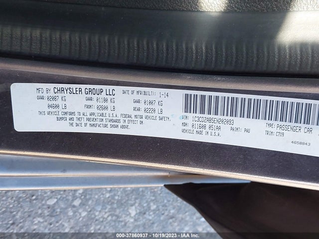 Dodge AVENGER SE 2014 1C3CDZAB5EN202093 Image 9