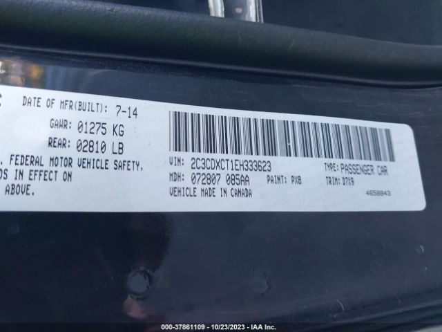 2C3CDXCT1EH333623 Dodge Charger Rt
