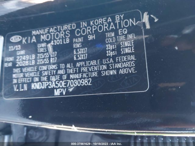 KNDJP3A50E7030982 KIA SOUL +