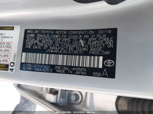 JTNKARJE4GJ518570 Scion IM