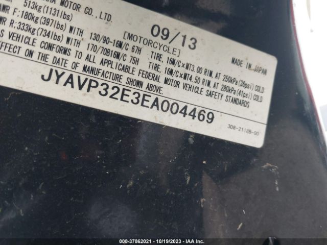 2014 YAMAHA XVS1300 JYAVP32E3EA004469 Photo 9