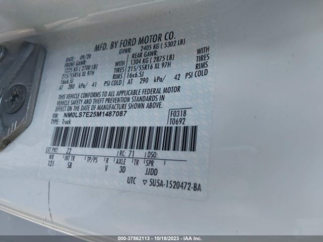 NM0LS7E25M1487087 Ford Transit Connect Van Xl
