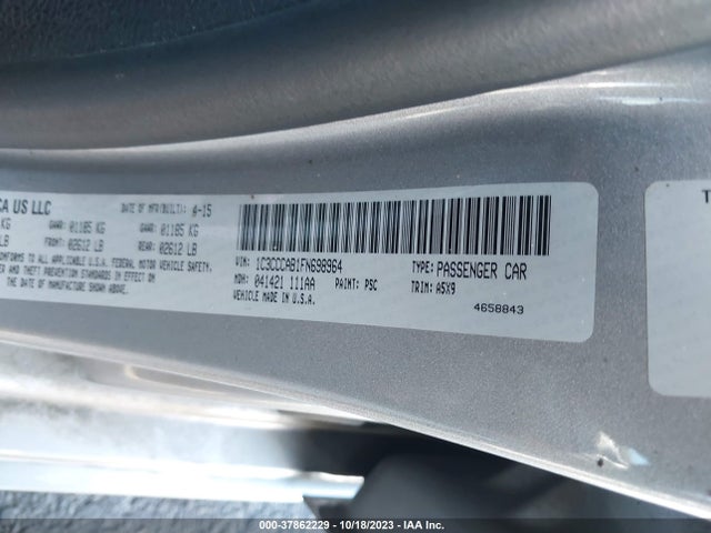 Chrysler 200 Limited 2015 1C3CCCAB1FN698964 Image 9