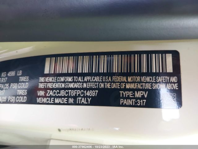 ZACCJBCT6FPC14697 Jeep Renegade Trailhawk