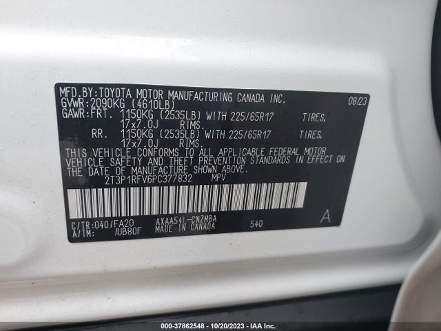 Toyota Rav4 Xle 2023 2T3P1RFV6PC377832 Image 9