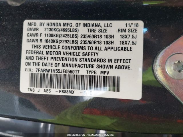 7FARW1H55JE056017 Honda CR-V EX