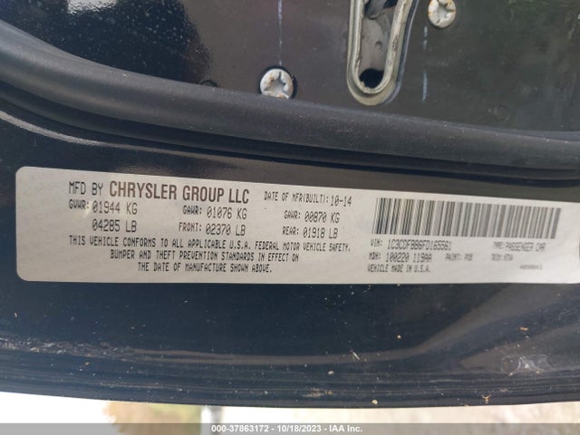 Dodge DART SXT 2015 1C3CDFBB6FD165561 Image 9