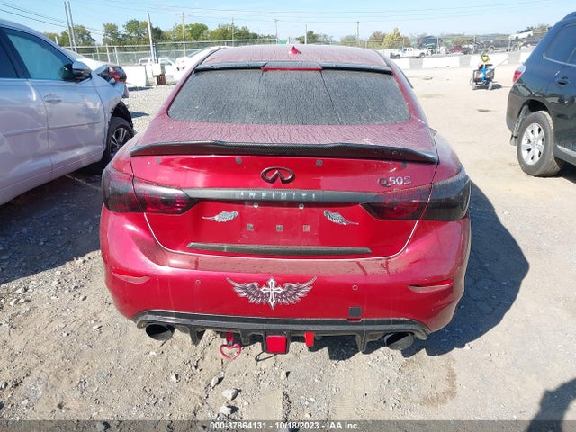 JN1FV7AP4GM421306 Infiniti Q50 3.0t Red Sport 400