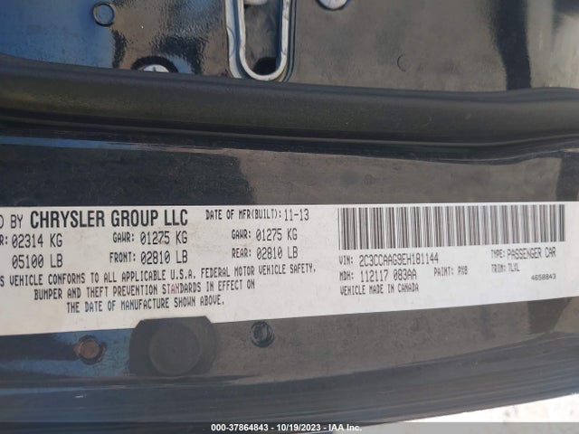 2C3CCAAG9EH181144 Chrysler 300