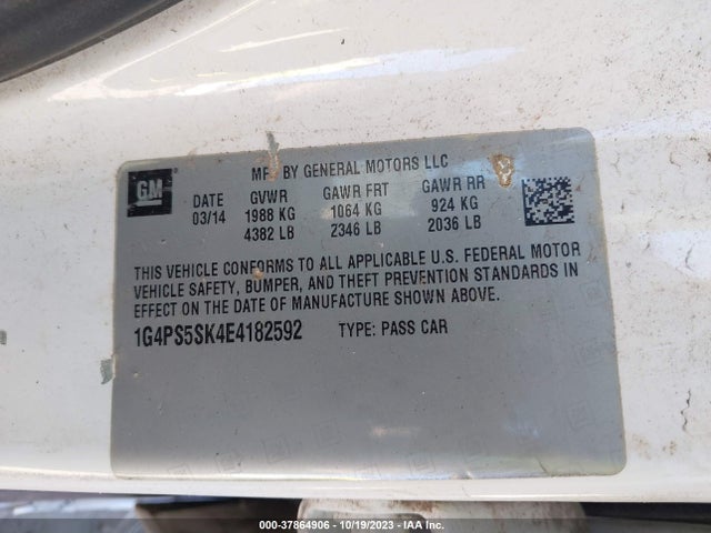 1G4PS5SK4E4182592 Buick Verano Leather Group
