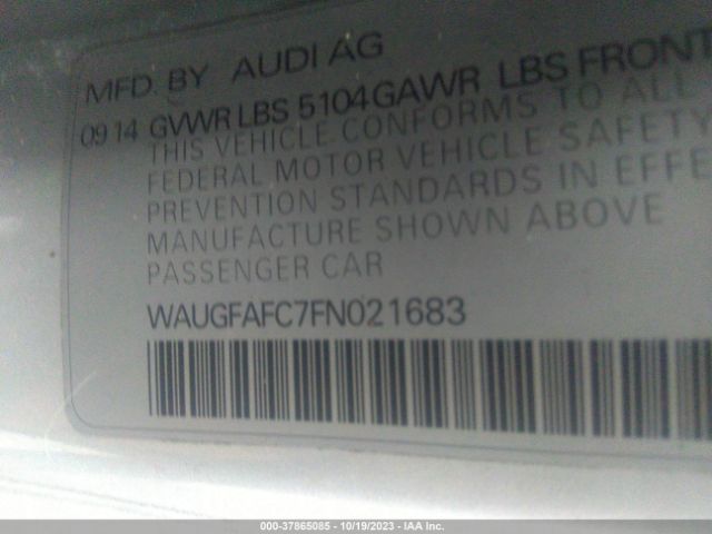 WAUGFAFC7FN021683 Audi A6 2.0t Premium