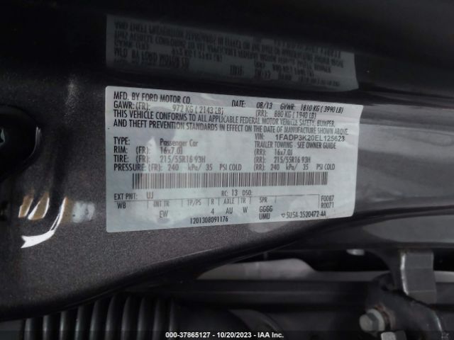 1FADP3K20EL125623 Ford FOCUS SE