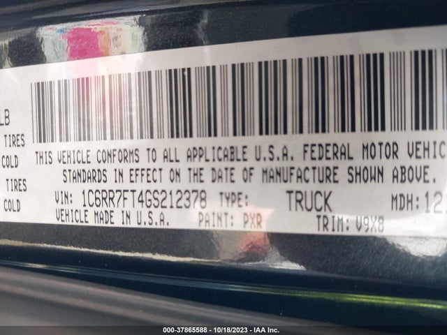 RAM 1500 Express 2016 1C6RR7FT4GS212378 Image 9