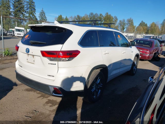 Toyota Highlander Hybrid Limited 2017 5TDDGRFH0HS026296 Image 4
