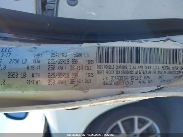 3C4PDDEG4HT620316 Dodge JOURNEY GT