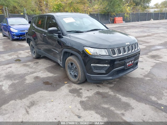 2018 JEEP COMPASS SPORT FWD VIN: 3C4NJCAB9JT125149