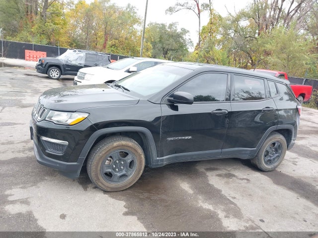 2018 JEEP COMPASS SPORT FWD VIN: 3C4NJCAB9JT125149