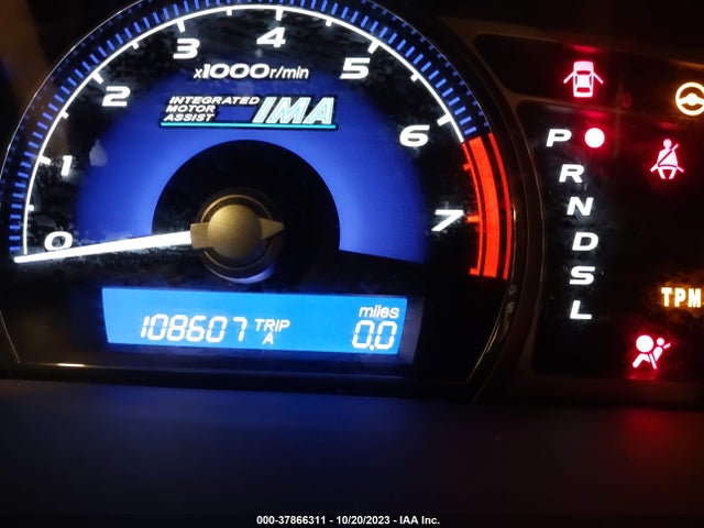 2008 HONDA CIVIC HYBRID VIN: JHMFA36288S013367