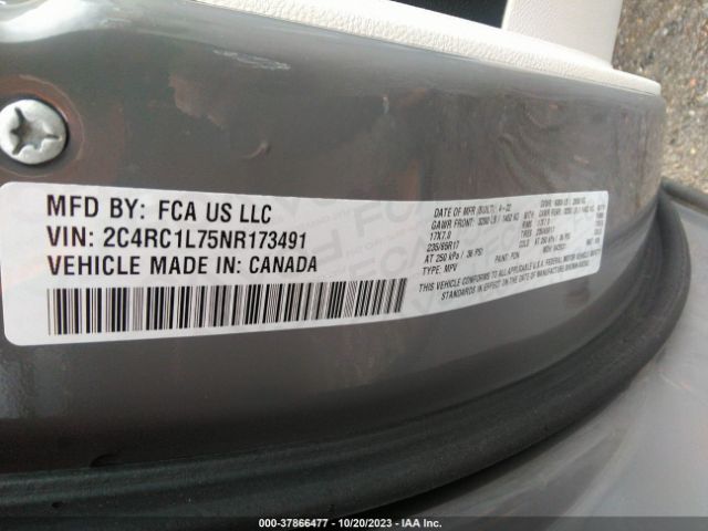 2C4RC1L75NR173491 Chrysler Pacifica Hybrid Touring L