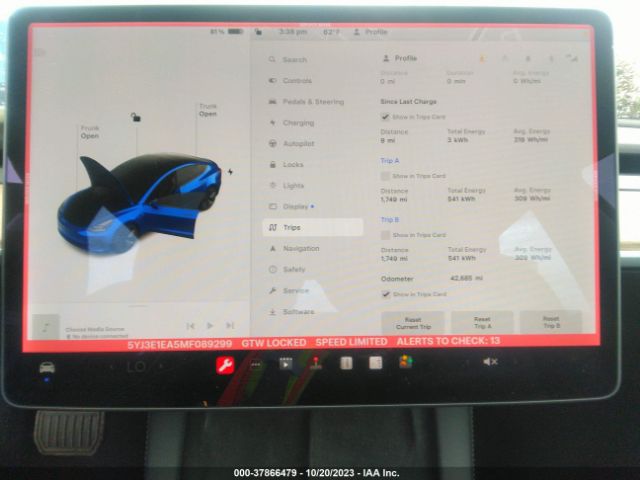 5YJ3E1EA5MF089299 Tesla Model 3 Standard Range Plus
