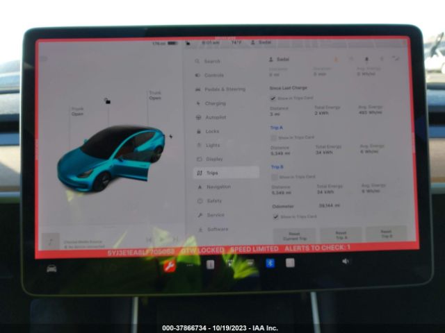 5YJ3E1EA8LF705088 Tesla Model 3 Standard Range