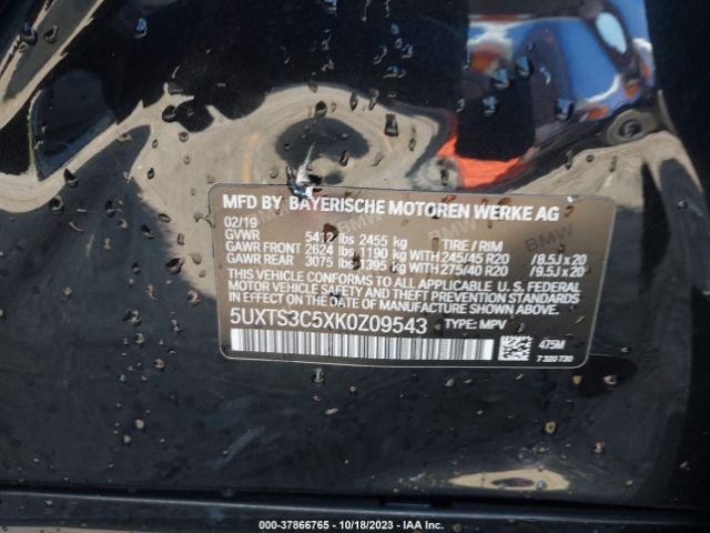 5UXTS3C5XK0Z09543 BMW X3 M40i