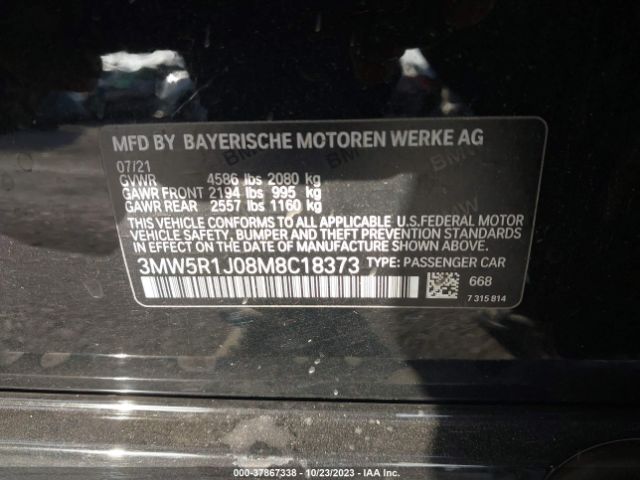 3MW5R1J08M8C18373 BMW 330I