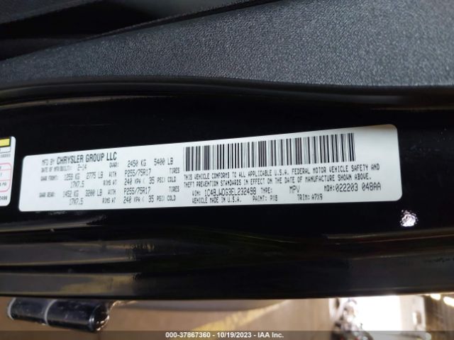 1C4BJWDG3EL232498 Jeep Wrangler Unlimited Sport