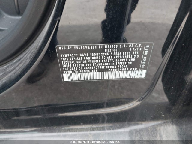 3VWD17AJ6EM261858 Volkswagen Jetta Sedan Se