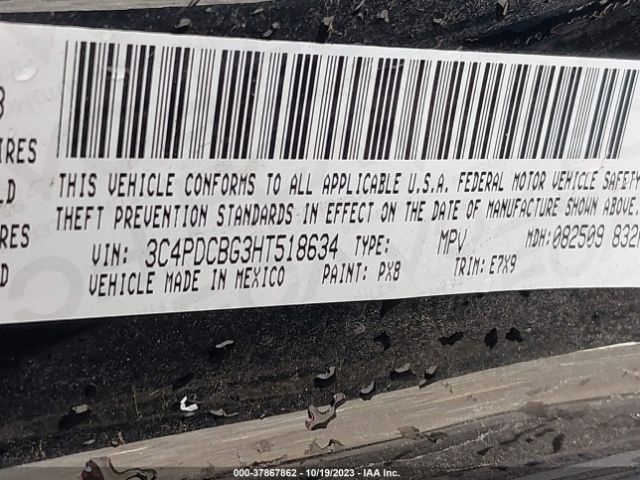 3C4PDCBG3HT518634 Dodge Journey Sxt