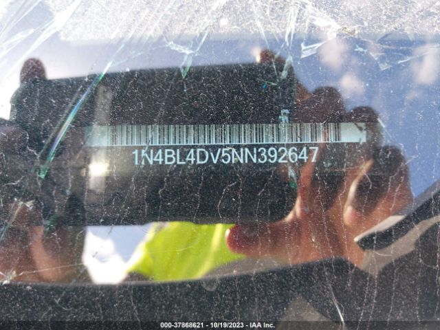 1N4BL4DV5NN392647 Nissan Altima 2.5 Sv
